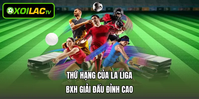 Thứ Hạng Của La Liga - BXH Giải Đấu Đỉnh Cao